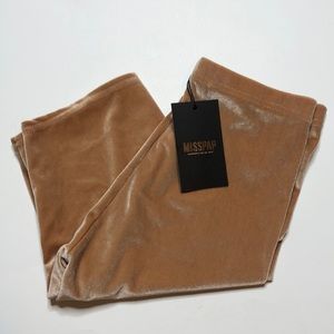 MissPap Velvet High Waist Biker Shorts